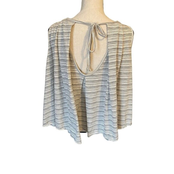 FREE People Top Womens XS Turn It Up Tank Sleeveless Striped Cropped Key… - Picture 4 of 9